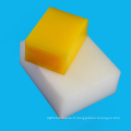 Feuille de plaque en plastique polyéthylène HDPE jaune